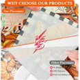 thumbnail image 4 of Pumpkin Leaves Fall Placemats Set of 4,12x18Inch Plaid Place Mats for Fall Home Decorations,Autumn Thanksgiving Pumpkin Placemats,Kitchen Dining Table Place Mats Set of 4 for Falls Decorations, 4 of 8
