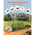 thumbnail image 4 of VEVOR Crop Cage, 5.9 x 2.98 x 4.9 ft Plant Protection Tent with Zippered Door, Wind-Resistant Tall Crop Cage, Easy to Install, Outdoor Raised Bed Cover with Frame, Plant Netting for Garden Patio Lawn, 4 of 9