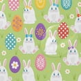 thumbnail image 4 of FREEAMG Shower Curtains Colorful Easter Eggs Cute Bunny Curtain，Waterproof Fabric Decor Shower Curtains for Bathroom Set with 12 Hooks, 66"x 72", 4 of 6