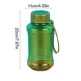 thumbnail image 2 of Botella de agua deportiva de 1000 ml | Hervidor de agua para bebidas al aire libre de plástico esmerilado | Mango de correa a prueba de fugas | Apto para lavavajillas | Gran capacidad |, 2 of 5