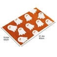 thumbnail image 1 of Feltree Halloween Doormat 20x32 Inches Ghost Shape Decorative Rug for Front Door Porch Welcome, Non-Slip Absorbent Faux Floor Mat, Holiday Decor, 1 of 8