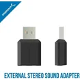 thumbnail image 3 of SABRENT USB External Stereo Sound Adapter Plug & Play Windows Mac AU-MMSA, 3 of 5