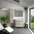 thumbnail image 4 of Ws Bath Collections Menta COL01 WE Menta 55-1/8" Engineered Wood Wall Mounted Bathroom, 4 of 7