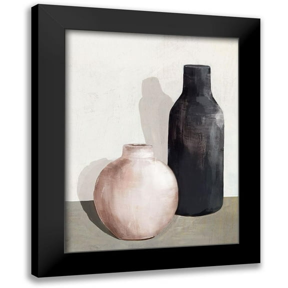 Isabelle Z 12x14 Black Modern Framed Museum Art Print Titled - Vases I