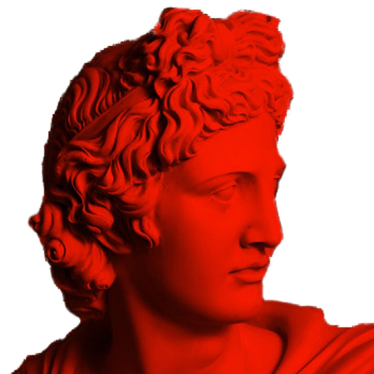 Apollo Greek Ancient Sculpture home decor 120-140 CE Canadian Furniture.