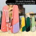 thumbnail image 3 of Sac à Dos Ukulélé 23 Pouces Style Simple Durable Coton Rembourrage Épaissi avec Réglable, 3 of 8