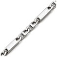 thumbnail image 1 of Stainless Steel Lobster Claw Closure Polished Link Bracelet 8 Inch Jewelry Gifts for Women, 1 of 3