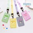 thumbnail image 3 of Bolsa de cuello colgante de Hello Kitty Melody Kulomi, funda protectora de identificación de Pvc con cordón, portatarjetas de Anime, Sanrio, estudiantes, Campus, regalos, nuevo, 3 of 4