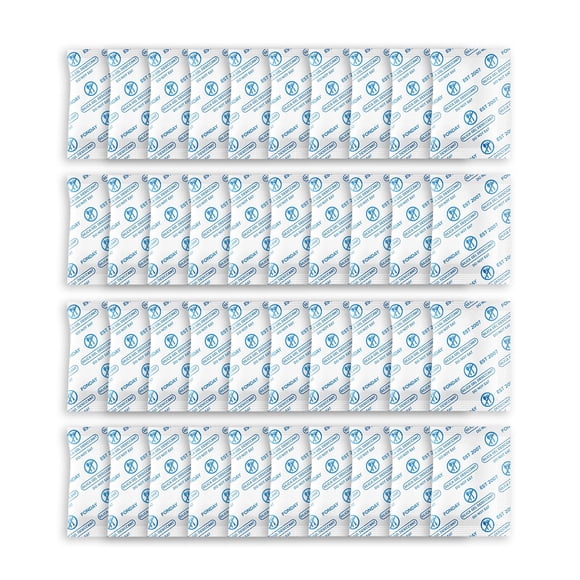 Desecantes de gel de sílice Fonday, aptos para uso alimentario, 5 g x 40 paquetes