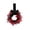 B-Red, variant on Handmade Artificial Flower Wreath with Velvet Bow, Fall and Halloween Themed Hanging Door Decoration, Seasonal Circular Garland for Home and Festive Gift