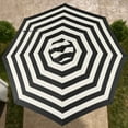 thumbnail image 4 of Better Homes & Gardens Premium 9' Stripe Round Market Patio Umbrella, Crank Lift, 3-Angle Tilt, 4 of 11