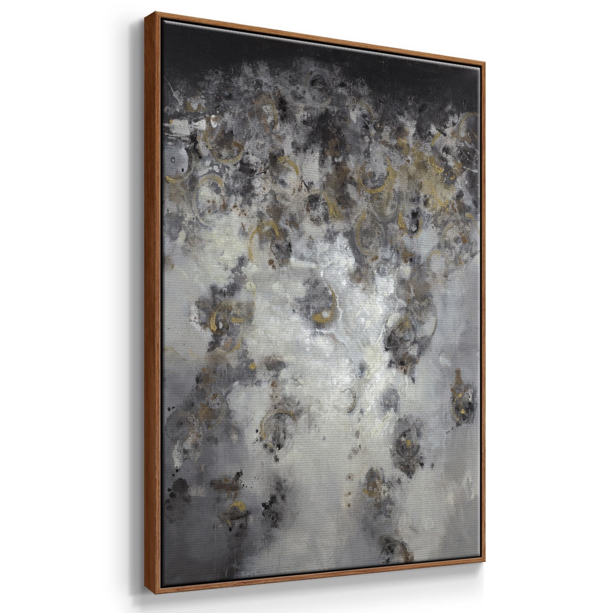Meteor Showers Framed Premium Gallery Wrapped Canvas - Ready to Hang