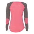 thumbnail image 3 of Boxercraft New IWPF Women Women’s Preppy Patch Slub Long Sleeve T-Shirt, 3 of 5