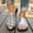 Silver, variant on Women's Perforated Slide Sandals Metallic Leatherette Non-Slip Comfortable Flat Slippers Summer Brown 9