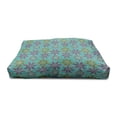 thumbnail image 3 of Ethnic Pet House, Colorful Abstract Petals Ornamented with Oriental Sketch Motifs Psychedelic Design, Outdoor & Indoor Portable Dog Kennel with Pillow and Cover, 5 Sizes, Multicolor, by Ambesonne, 3 of 4