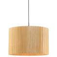 thumbnail image 3 of Bouclair Natural Ribbed Wood Ceiling Lamp, 3 of 5