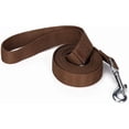 thumbnail image 4 of Siumouhoi 6 FT Puppy/Dog Leashes, Strong Traditional Style Leash with Easy to Use Collar Hook,Dog Lead Great for Small and Medium and Large Dog (1 in x 6 ft,Brown), 4 of 5