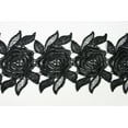thumbnail image 3 of 5/8",3/4",1",1.25",1.75",2", 2.5", 3",3.25" Embroidered Black Venice Lace Trim, 3 of 7