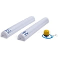 thumbnail image 1 of Barandillas de cama inflables para niños Delta para niños pequeños y niños con bomba de pie (paquete de 2) - Barandillas portátiles a prueba de fugas ideales para viajes o en casa, color blanco, 1 of 5