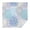 Blue Floral Leaf, variant on Brown Boho Eye and Rainbow Pattern Square Tablecloth,Waterproof Square Table Cover,Wipeable Spillproof Washable Table Cover for Home Kitchen Party Decor 42"X42"(107x107cm)