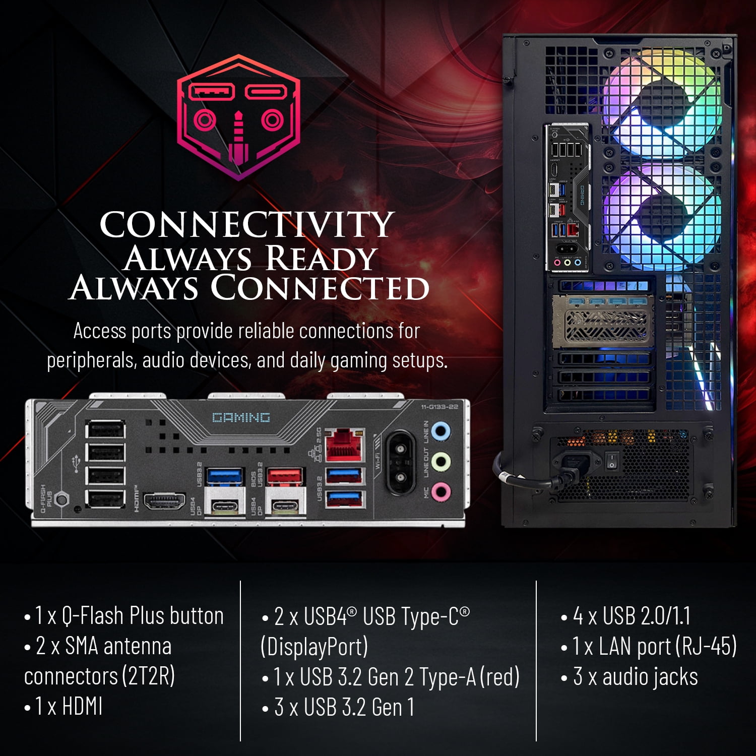 Hachiman PC Kori Gaming PC, AMD Ryzen 7 7800X3D, NVIDIA GeForce RTX 5070 12GB, 32GB DDR5 6000MHz RGB, 2TB Gen4 NVMe SSD, 360 A-RGB AIO, Wi-Fi 6, Windows 11 Home, Desktop Computer
