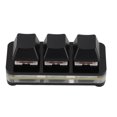 thumbnail image 3 of 3 Key Mini Keypad, USB Type C Wired Mechanical Gaming Keyboard Hot Key Customized Program with RGB Backlight, Red Switch for Gaming Office Work, 3 of 7