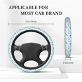 thumbnail image 5 of Fotbe Cool Giraffe for Steering Wheel Cover Universal 15 in Car Accessories for Men Women,Steering Wheel Protector Comfortable Protective Case for SUV Sedan Decor, 5 of 8
