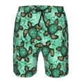 thumbnail image 3 of Balery Sea Turtle Traje de Baño Estilo Hawaiano para Hombre, Shorts de Secado Rápido con Bolsillos-Large, 3 of 6