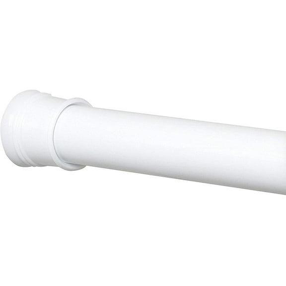 Zenna Home Tension Stall Shower Rod, 27"-40", White