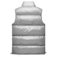 thumbnail image 3 of Mens Waterproof Sleeveless Jacket Shiny Puffer Vest, 3 of 5