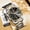 Men's model - two-tone - black face, variant on New model men's and women's quartz watch, automatic waterproof, casual high-end business dual calendar watch, men's and women's luminous wristwatch