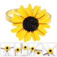 thumbnail image 4 of 4 servilleteros de girasol para decoración de mesa de Acción de Gracias, ideales para cenas de otoño, servilleteros de boda y accesorios para fiestas., 4 of 7