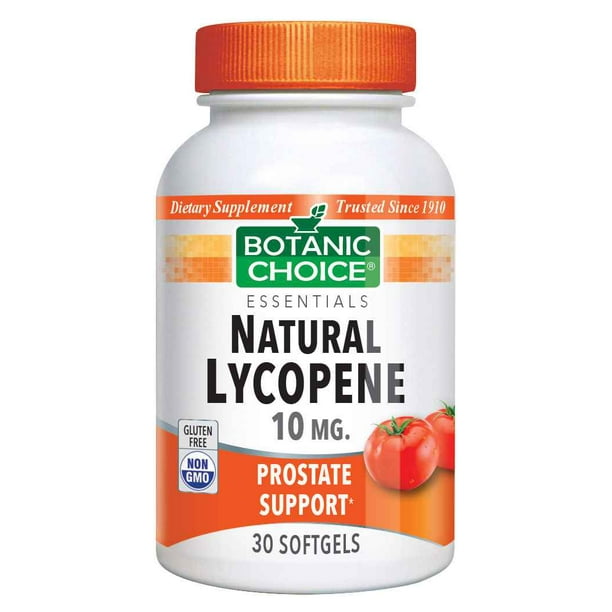 Botanic Choice Natural Lycopene Prostate Herbal Supplement, 30 softgels