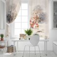 thumbnail image 4 of Hokiten Christmas Blackout Curtains | Light Blocking Print Window Curtains, Xmas Tree Santa Elk Rustic Watercolor Thermal Insulated Window Drapes for Living Room Kitchen Cafe (2 Panels, 104"W x 63"L), 4 of 7