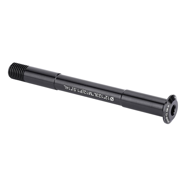 Bike Bicycle Front Hubs Tube Shaft Fork Thru Axle Lever Accessory 12*123L*M12(1.5)*14L
