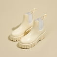 thumbnail image 5 of Dsscvnef Bottes de Neige pour Femmes Chaussures en Caoutchouc Non Extérieures pour Temps Hivernal et Humide Design Détachable Confortable, 5 of 5