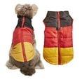thumbnail image 3 of Billuyoard Abrigo con arnés para perros Ropa acolchada de invierno para perros pequeños y gatos Rojo, 3 of 6