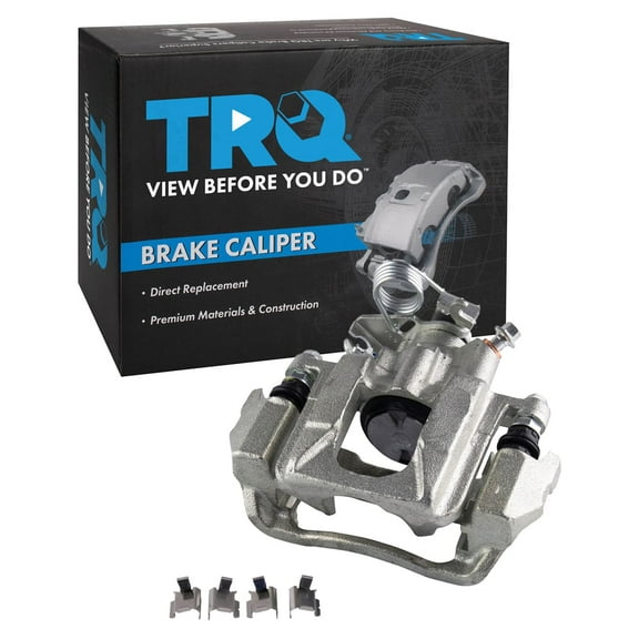 TRQ Rear Left Brake Caliper w/Bracket Drivers Side Compatible with 2011-2018 Ford Explorer 2010-2012 Flex 2013-2018 Taurus 2010-2013 Lincoln MKT