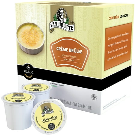 Keurig Van Houtte Creme Brulee Light Roast Coffee K-Cups, 18 count, 6.