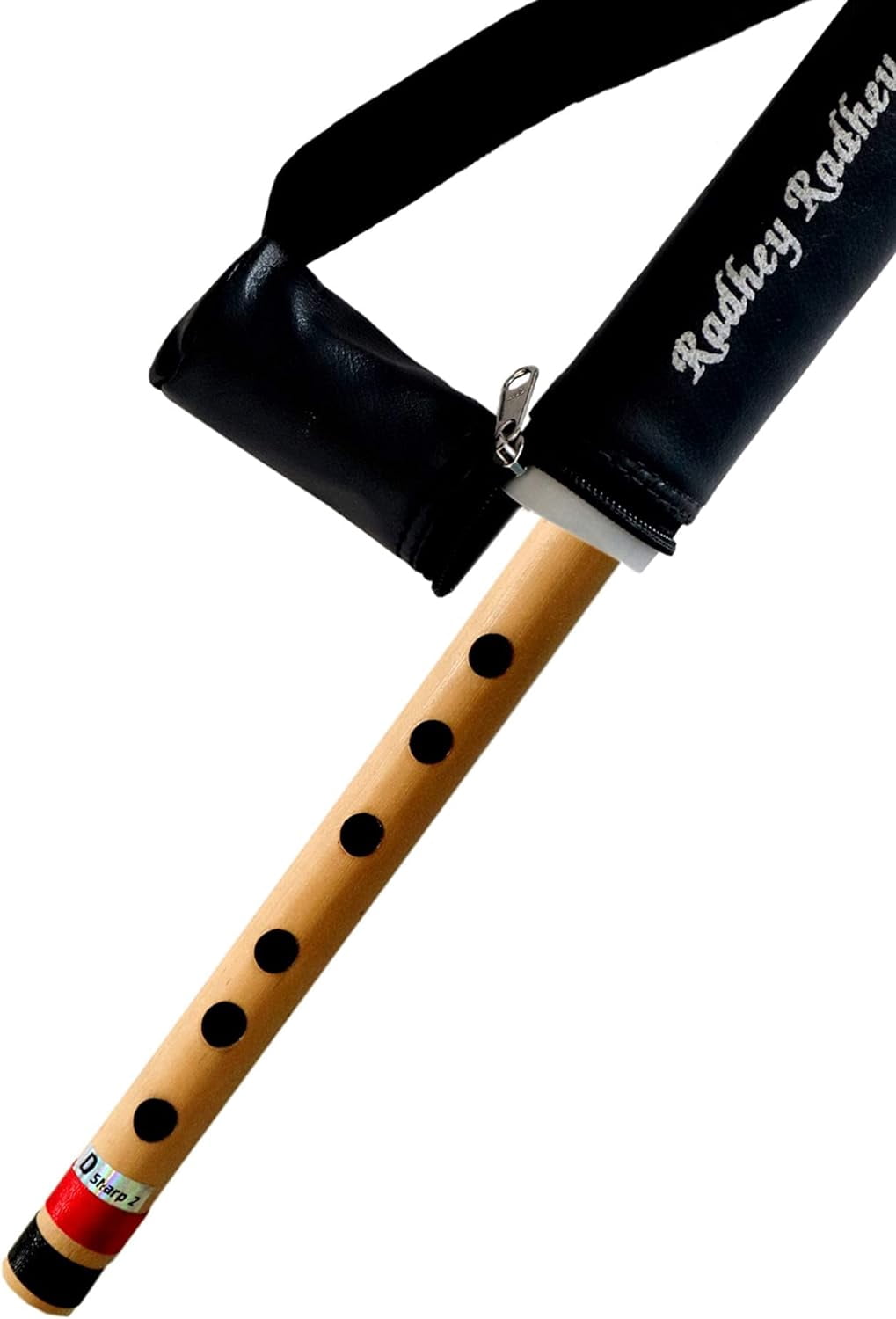 Musical Combo Flutes A Sharp (22 Inch) & D Sharp 6 Hole (16 Inch) Bamboo Flute Bansuri with Flute Carry Bag Free By Indian Collectible
