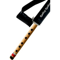 Musical Combo Flutes D Sharp 6 Hole (16 Inch) & F Sharp (14 Inch) Bamboo Flute Bansuri with Flute Carry Bag Free By Indian Collectible