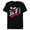 Black, variant on Mickey Mouse Family Star Sis of the Birthday Kid - Short Sleeve Blended T-Shirt for Adults - Customized-Black
