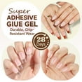 thumbnail image 2 of Pegamento en gel para uñas UNA GELLA 15 ml curado con UV/LED, alta resistencia, 2 of 9