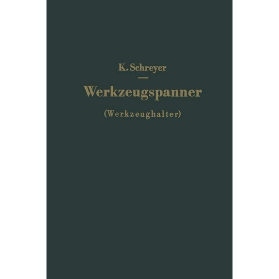 Werkzeugspanner (Werkzeughalter), (Paperback)