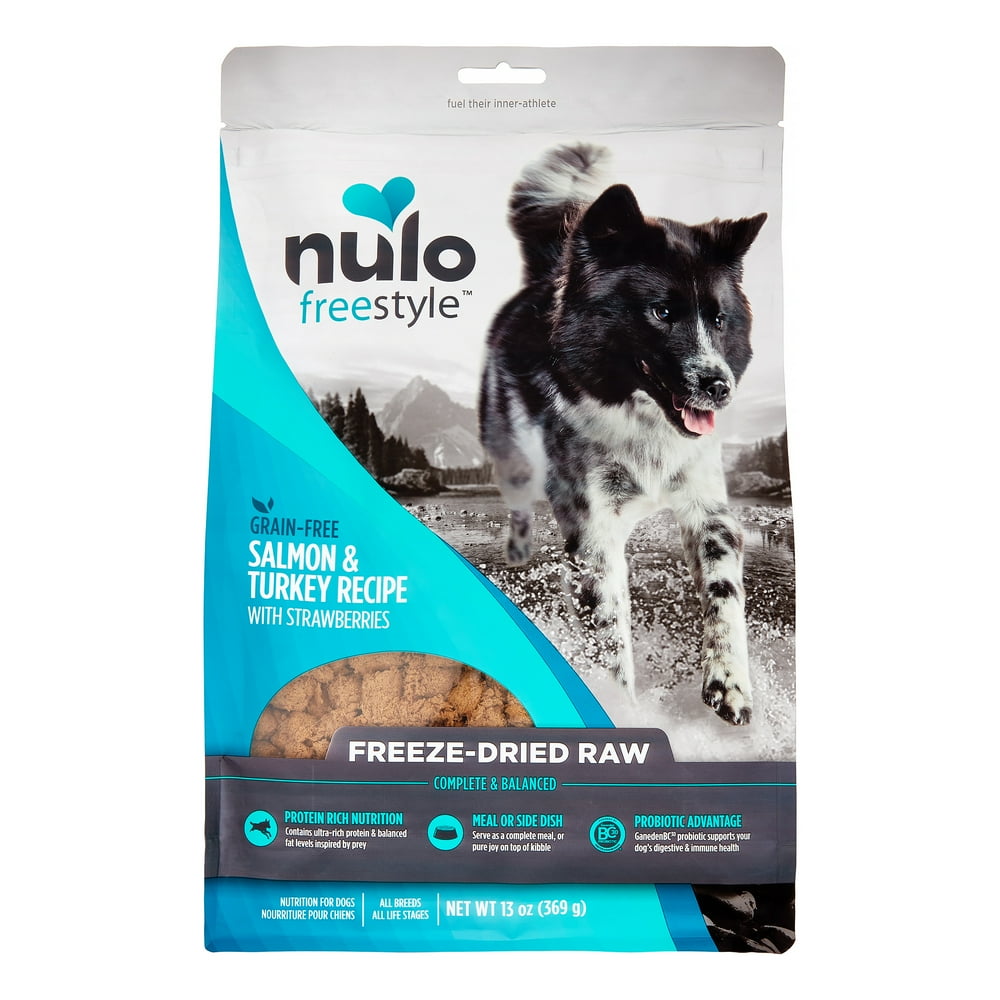 Nulo FreeStyle GrainFree, FreezeDried Salmon Dog Food, 13 Oz