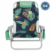 Lightspeed Outdoors ECO Ultimate Backpack Beach Chair – Deep Tropics