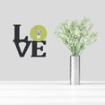 thumbnail image 2 of Carolines Treasures BB1288WALV Checkerboard Lime Green Westie Metal Wall Artwork LOVE 12X12 multicolor, 2 of 2