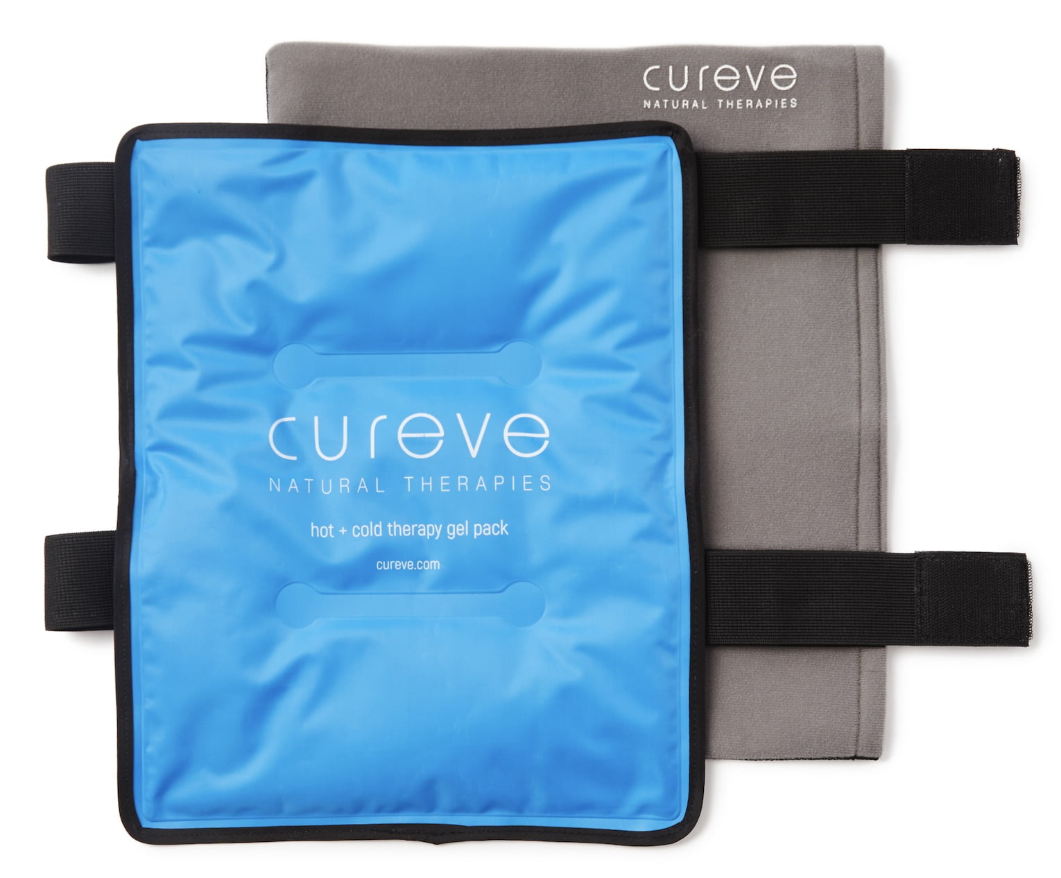 Large Hot and Cold Therapy Gel Pack with Wrap by Cureve (12" x 15