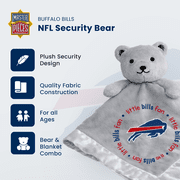 NFL Baby Security Blanket - Officially Licensed Buffalo Bills Bear Baby Blanket, Stuffed Animal