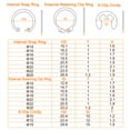thumbnail image 2 of Uxcell 450Pack Circlip Snap Rings Set, 18 Sizes Include External Retaining Clip Ring, E-Clip Circlip, Internal Snap Ring, 2 of 8